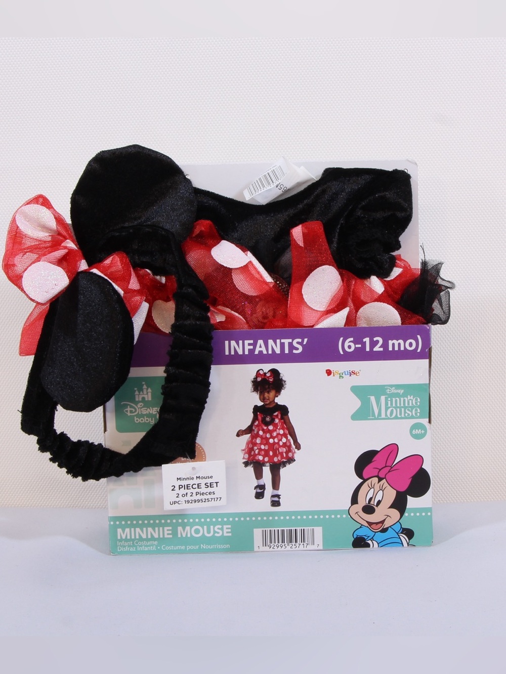 Disney Minnie Mouse Infant 6-12 Months Costume NWT